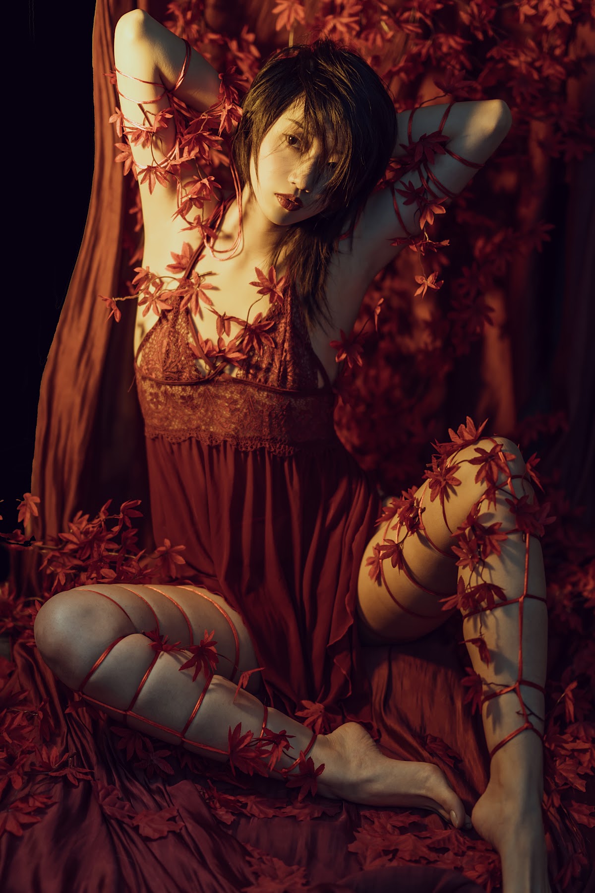 Coser@云溪溪 (Yunx1x1) Vol.007 花与绳 - P27
