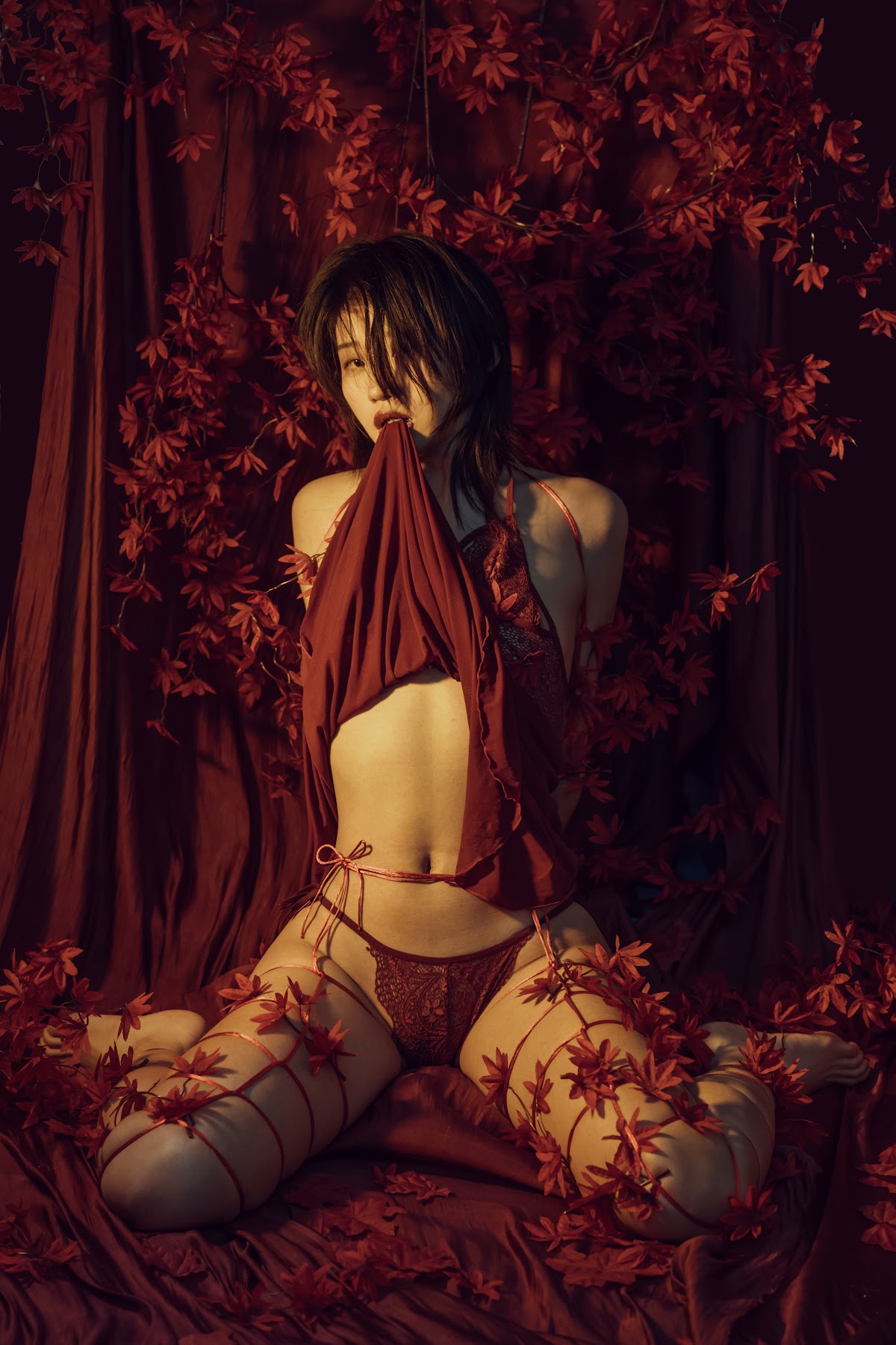 Coser@云溪溪 (Yunx1x1) Vol.007 花与绳 - P28