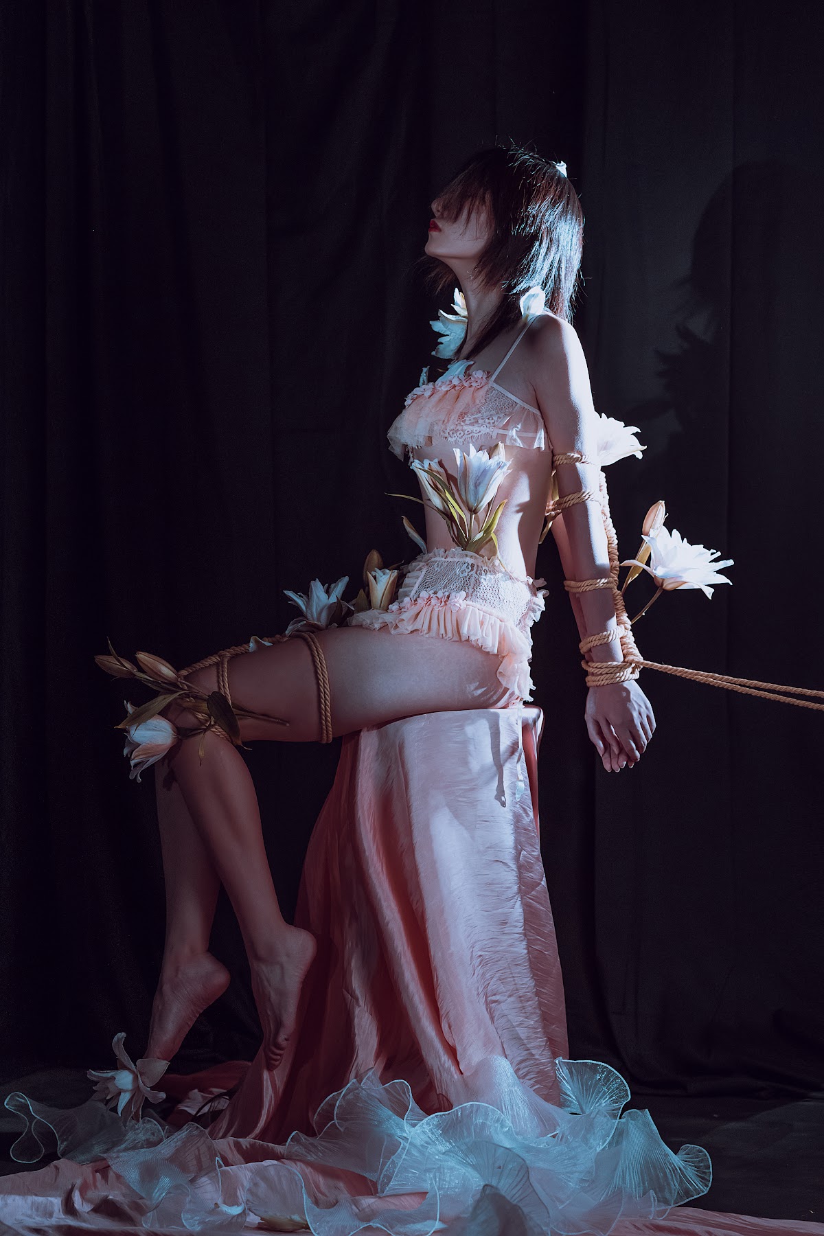 Coser@云溪溪 (Yunx1x1) Vol.007 花与绳 - P45