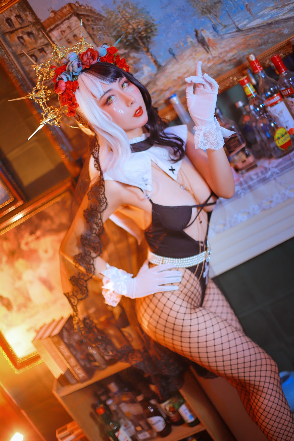 Coser@云溪溪 (Yunx1x1) Vol.017 奶桃 修女 - P13