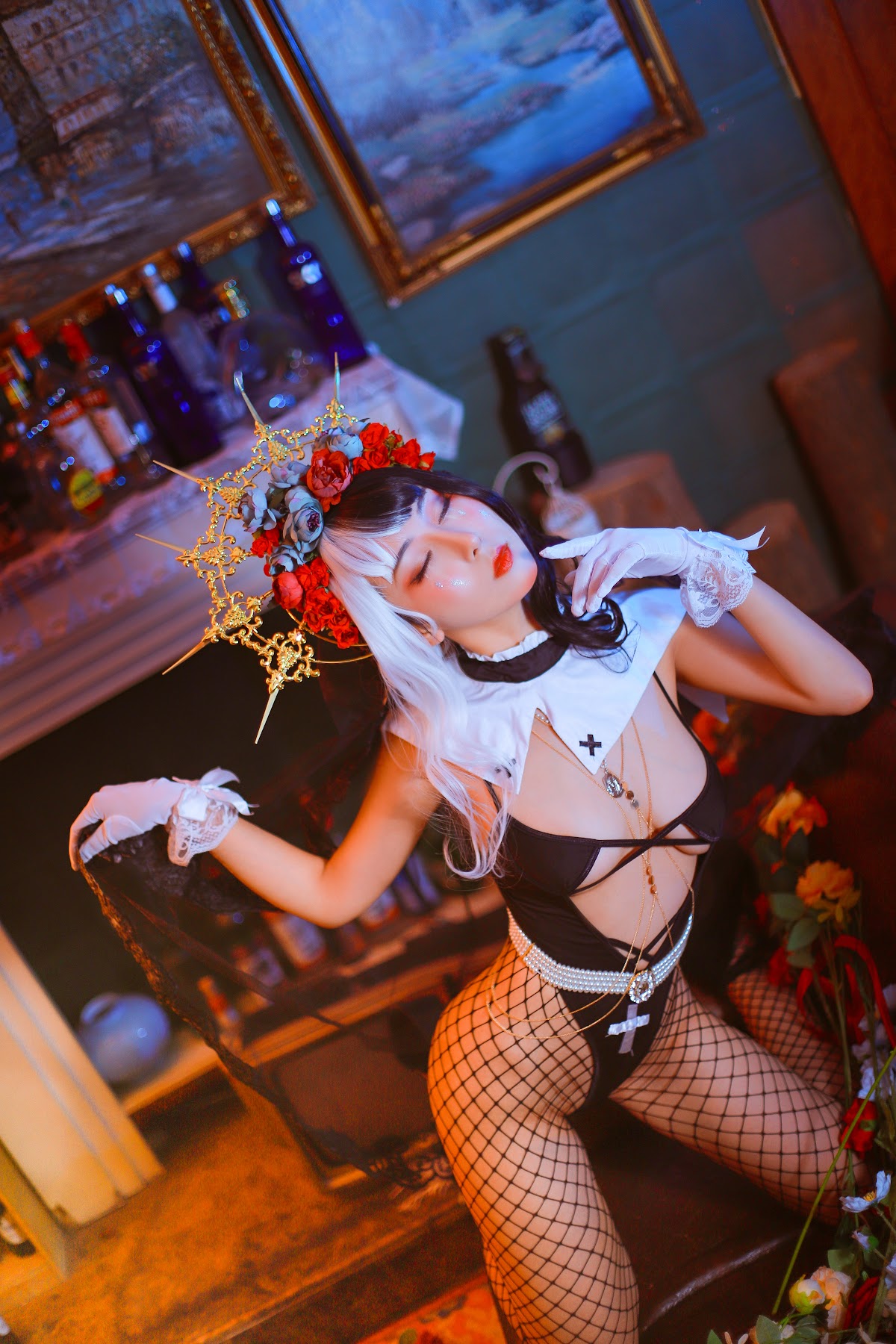 Coser@云溪溪 (Yunx1x1) Vol.017 奶桃 修女 - P15