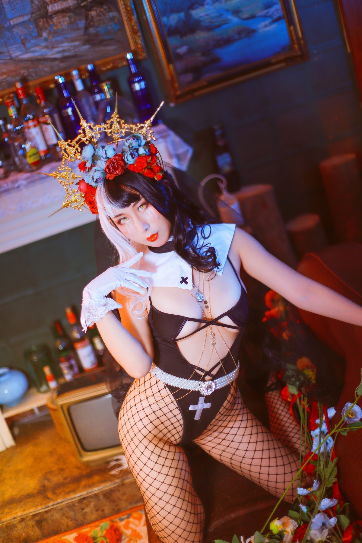 Coser@云溪溪 (Yunx1x1) Vol.017 奶桃 修女 - P16