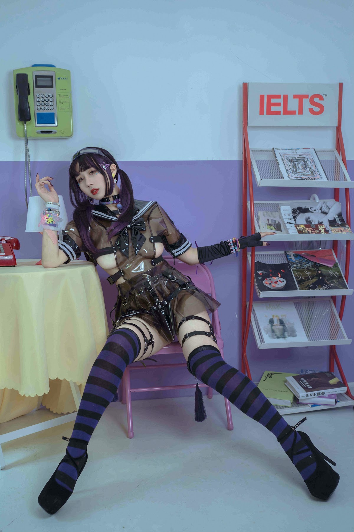 Coser@云溪溪 (Yunx1x1) Vol.029 奶桃 幻想学院 - P2