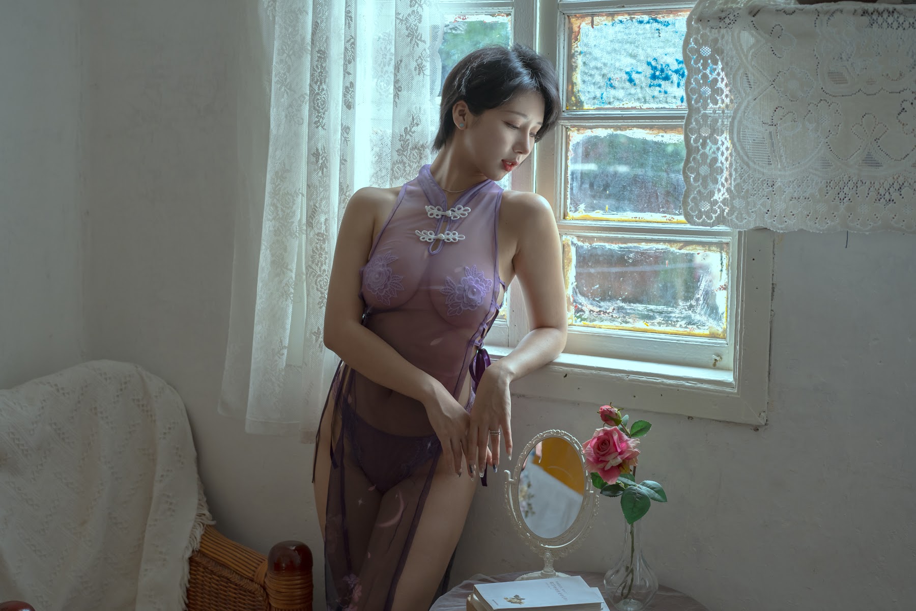 Coser@云溪溪 (Yunx1x1) Vol.042 奶桃 N46旗袍合集 - P66