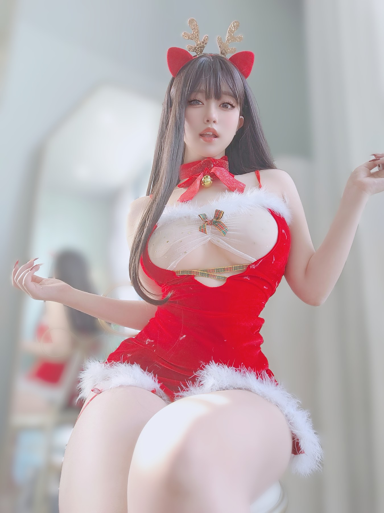 Coser@女主K – 圣诞麋鹿 - P28