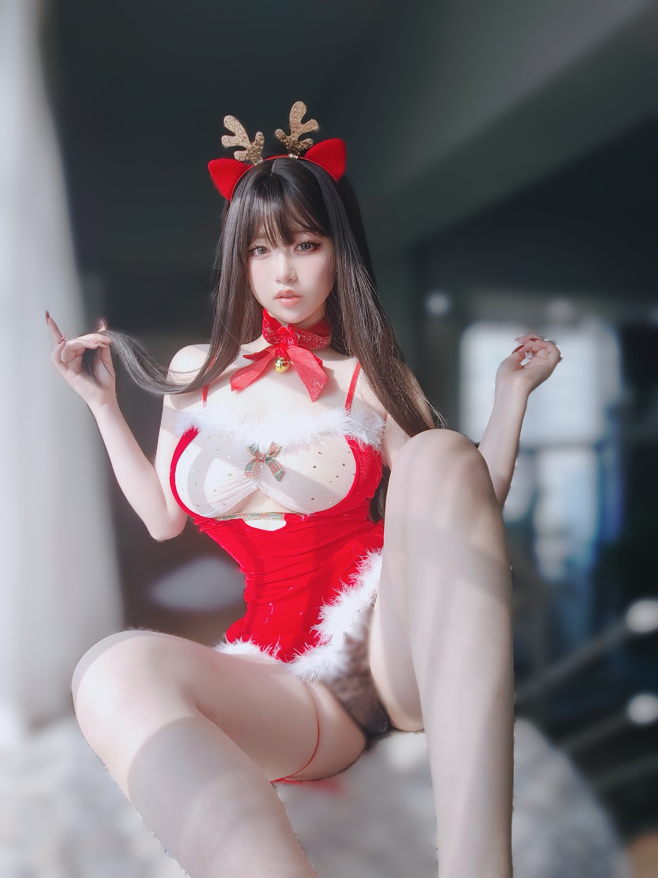 Coser@女主K – 圣诞麋鹿 - P85