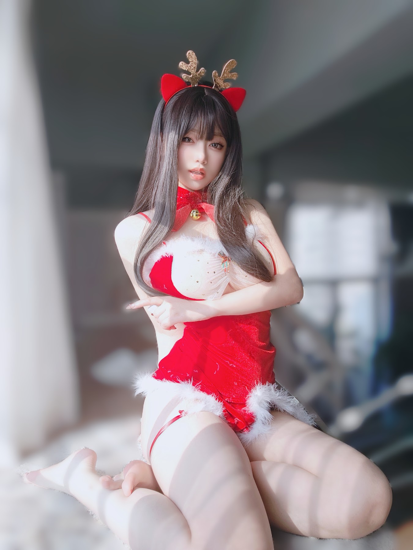 Coser@女主K – 圣诞麋鹿 - P86
