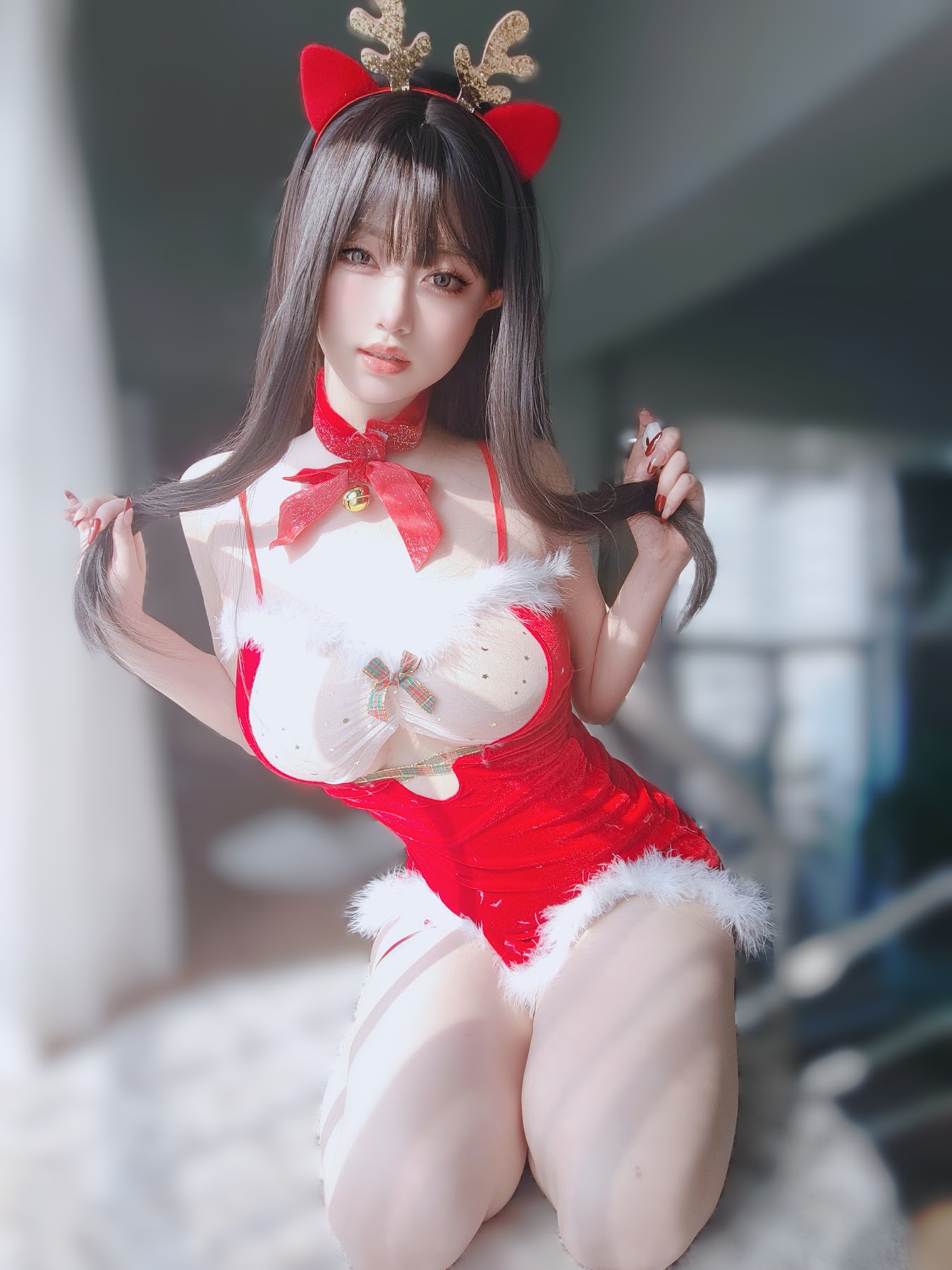 Coser@女主K – 圣诞麋鹿 - P92