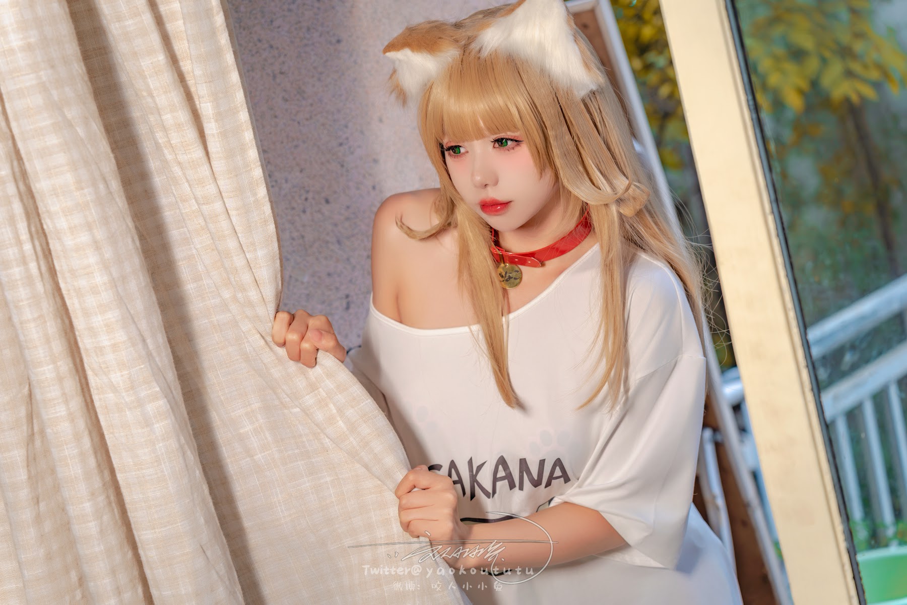 Coser@黏黏团子兔 – 捡到一只黄豆粉 UNI - P14