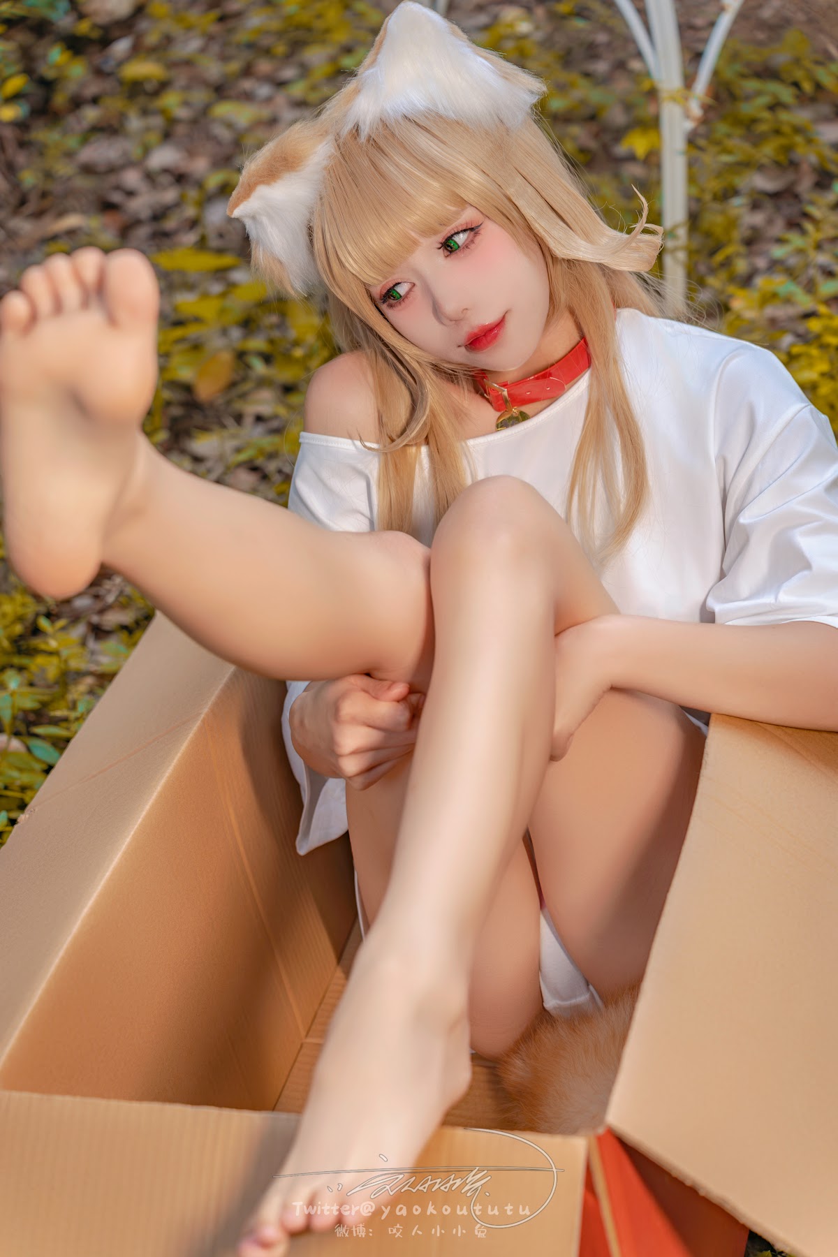 Coser@黏黏团子兔 – 捡到一只黄豆粉 UNI - P6