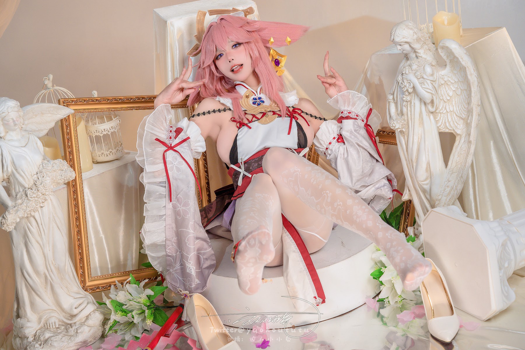 Coser@黏黏团子兔 – 春江水暖 神子贺岁 - P19