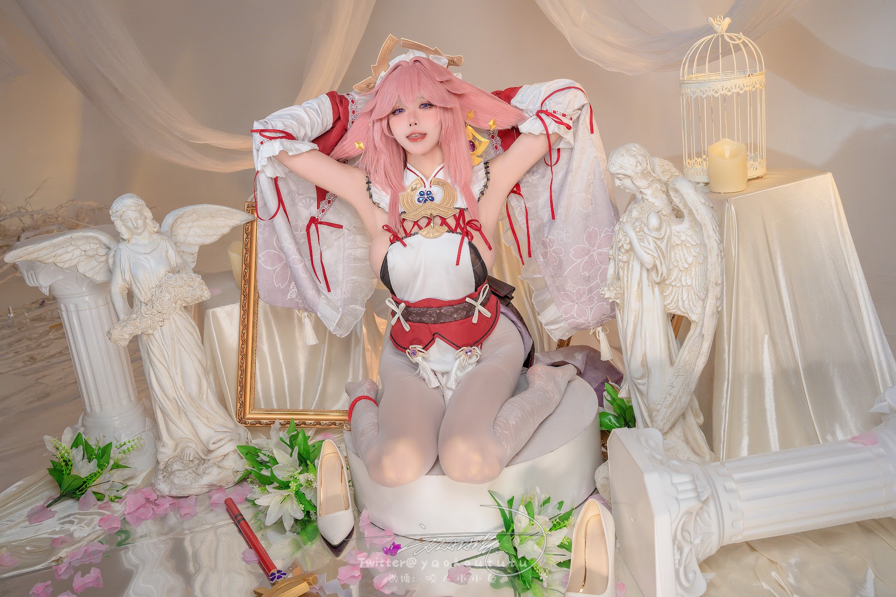 Coser@黏黏团子兔 – 春江水暖 神子贺岁 - P23