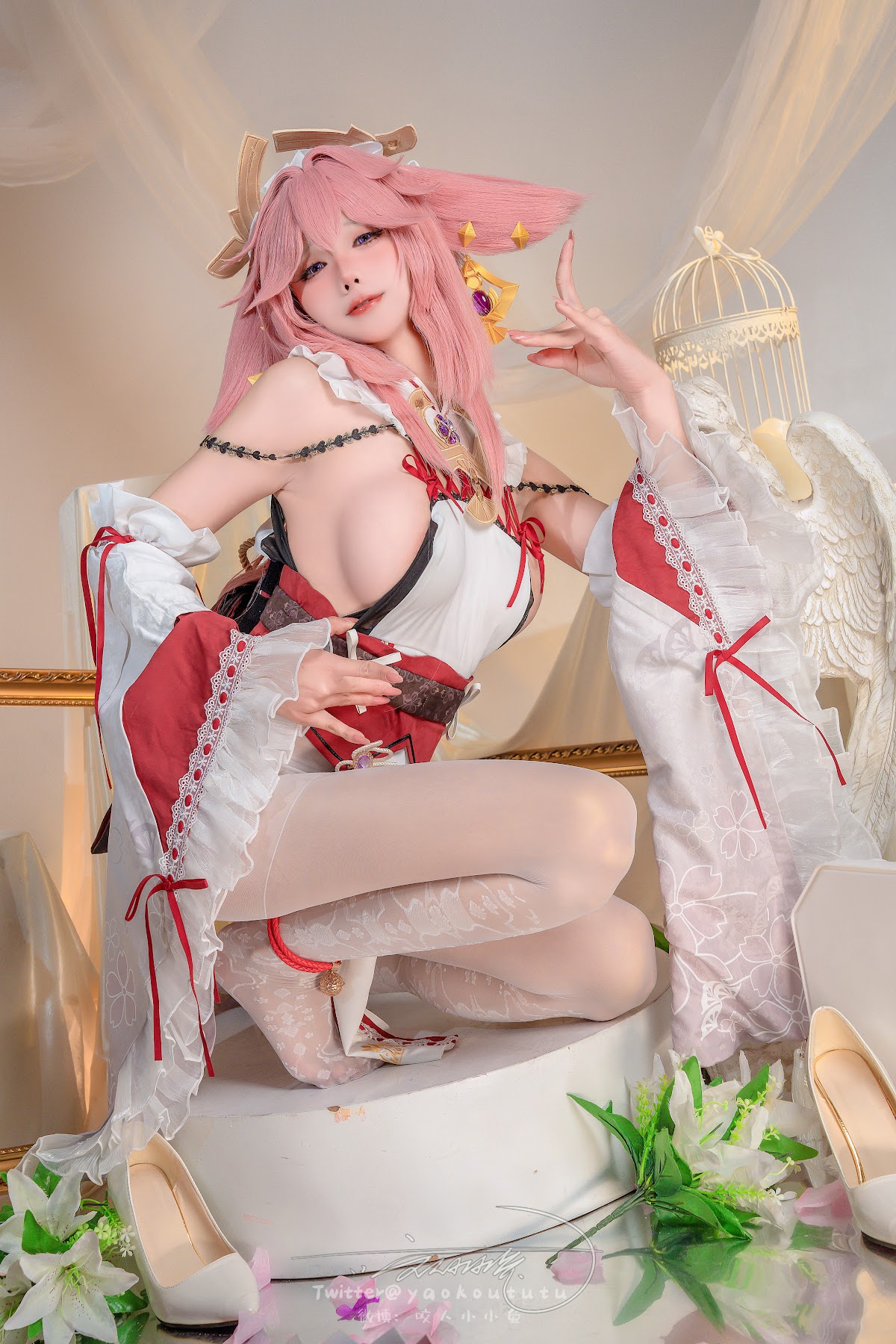 Coser@黏黏团子兔 – 春江水暖 神子贺岁 - P24