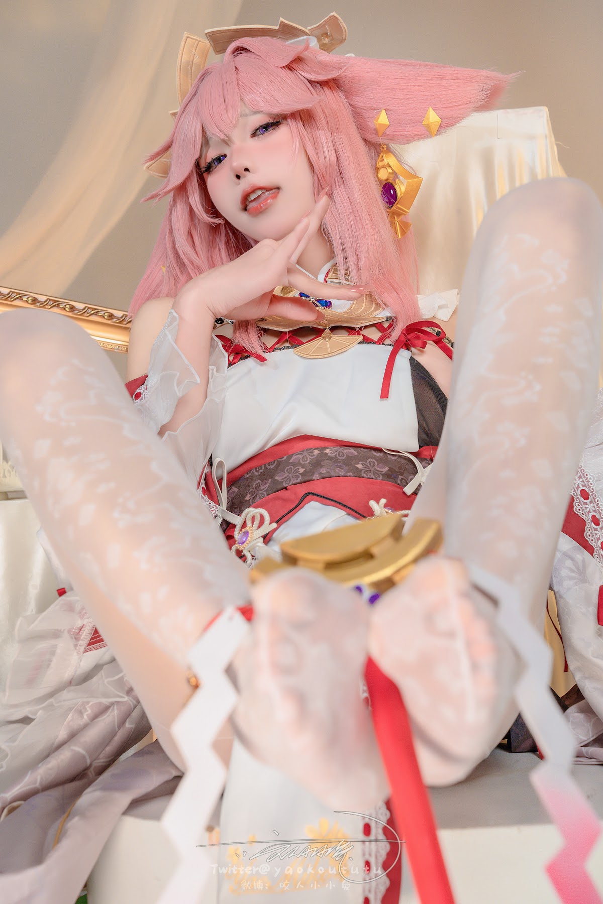 Coser@黏黏团子兔 – 春江水暖 神子贺岁 - P29