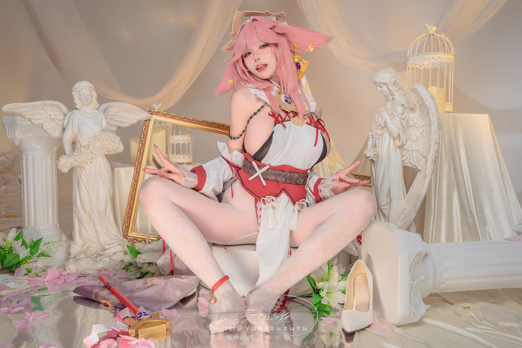 Coser@黏黏团子兔 – 春江水暖 神子贺岁 - P31