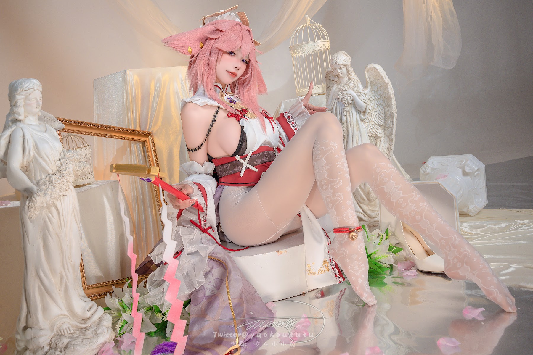 Coser@黏黏团子兔 – 春江水暖 神子贺岁 - P32