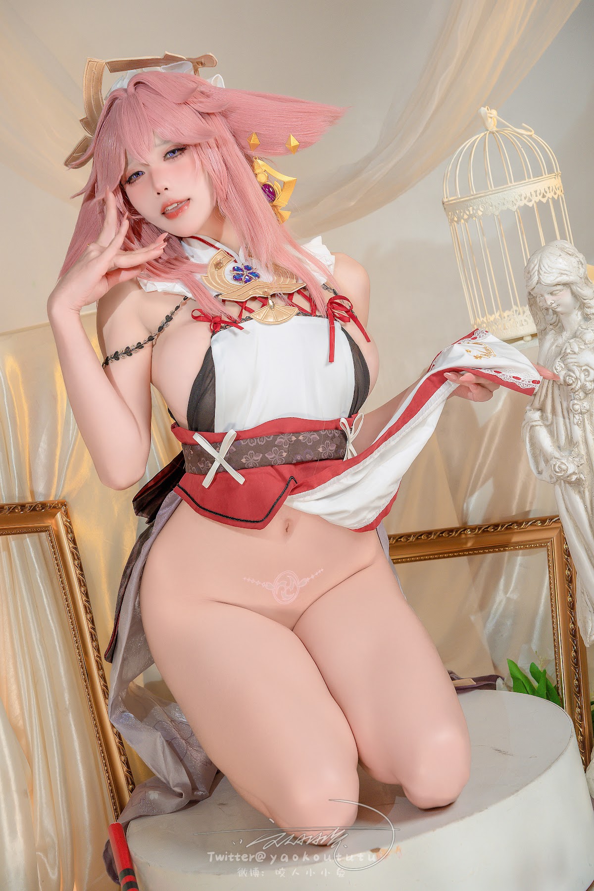 Coser@黏黏团子兔 – 春江水暖 神子贺岁 - P35