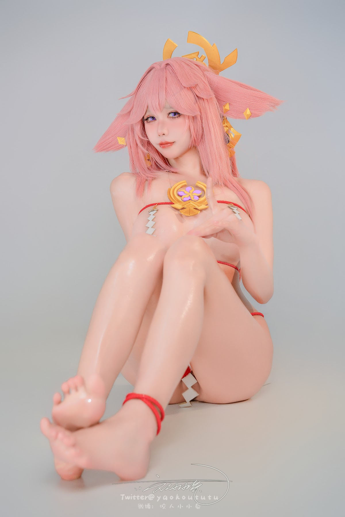 Coser@黏黏团子兔 – 春江水暖 神子贺岁 - P49