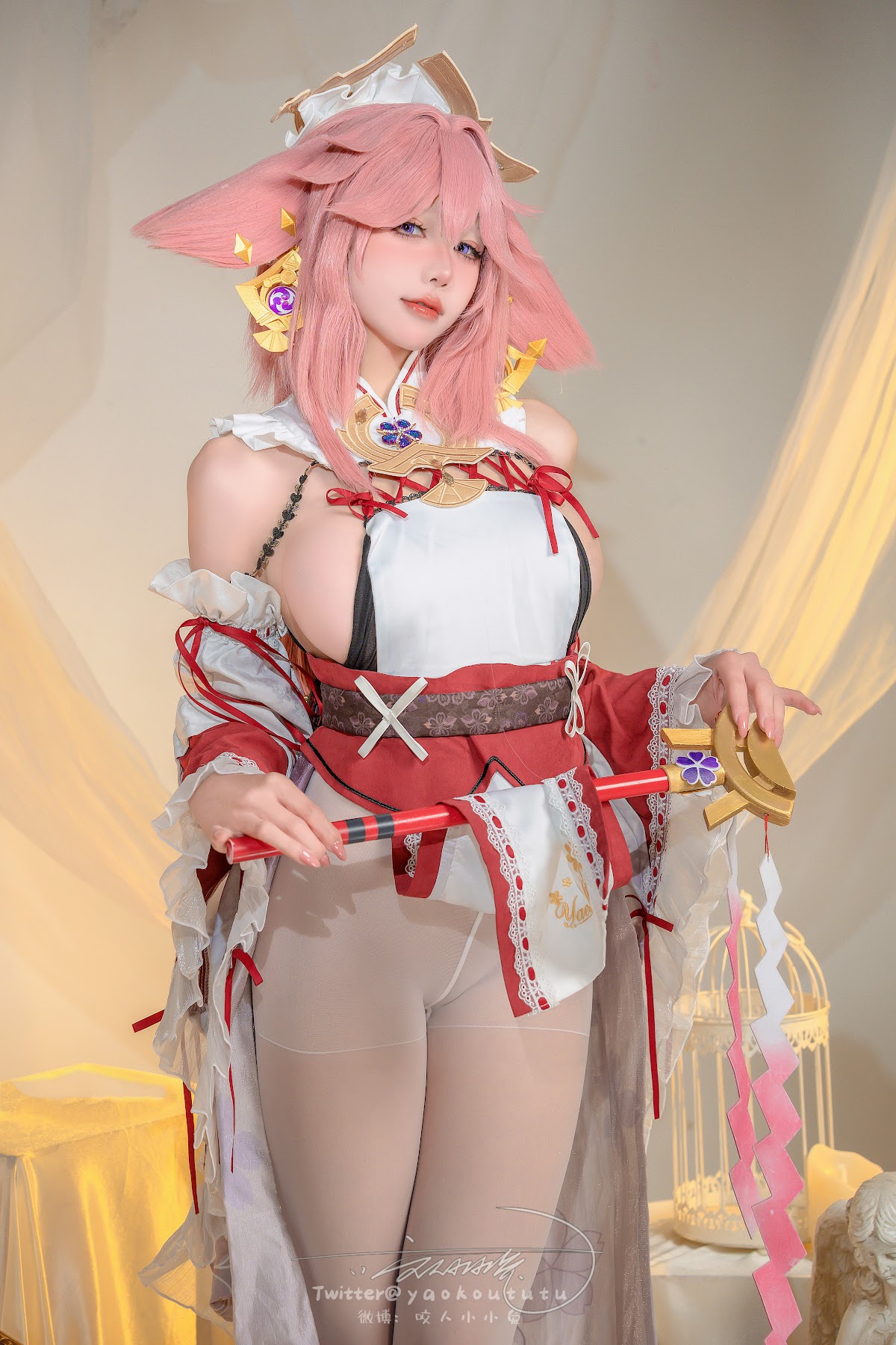 Coser@黏黏团子兔 – 春江水暖 神子贺岁 - P55