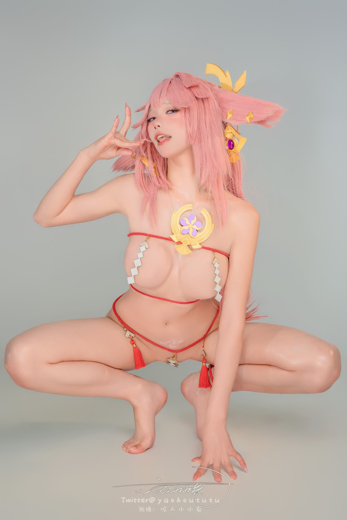 Coser@黏黏团子兔 – 春江水暖 神子贺岁 - P73