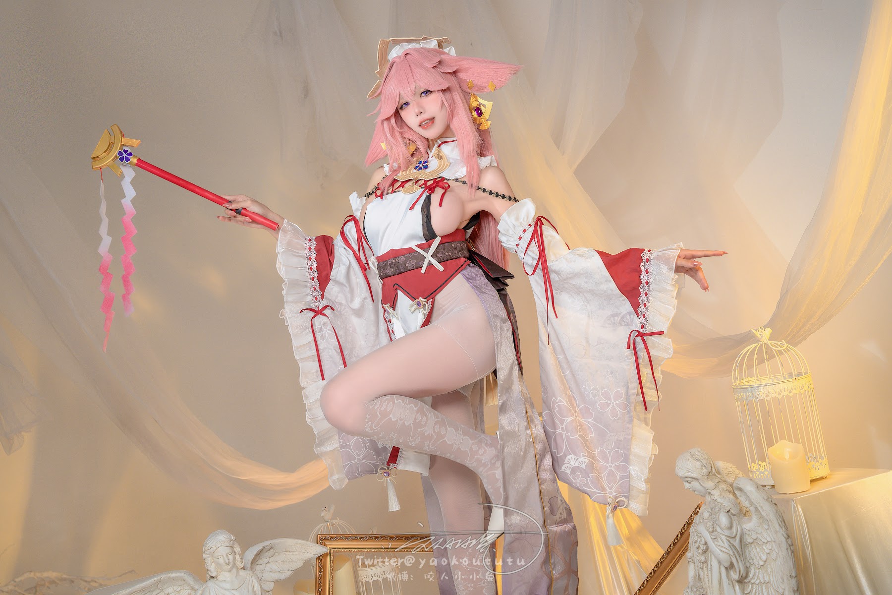 Coser@黏黏团子兔 – 春江水暖 神子贺岁 - P77