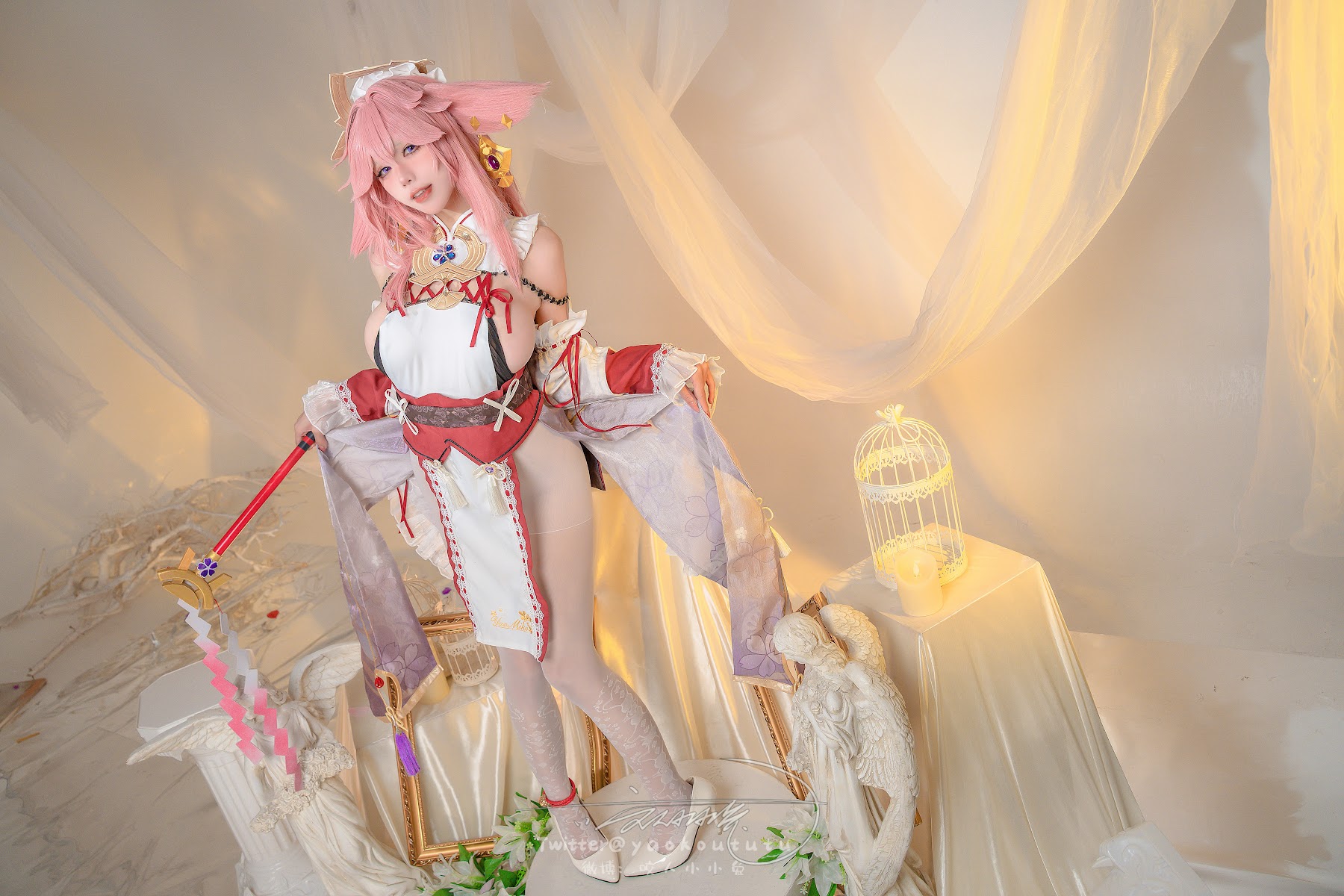 Coser@黏黏团子兔 – 春江水暖 神子贺岁 - P83