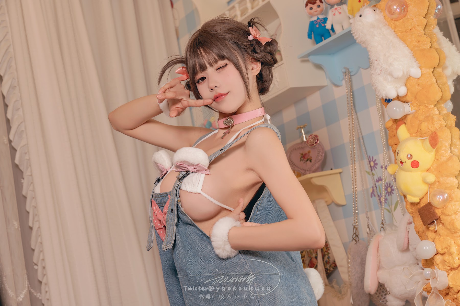 Coser@黏黏团子兔 – 甜心小狗 恋爱告急 - P37