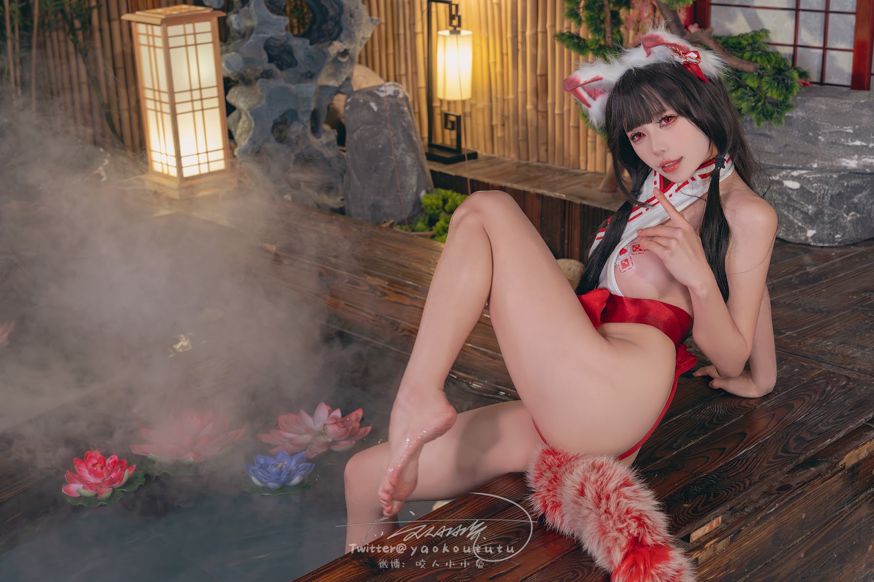 Coser@黏黏团子兔 – 狐之灵梦 Roly Poly - P41