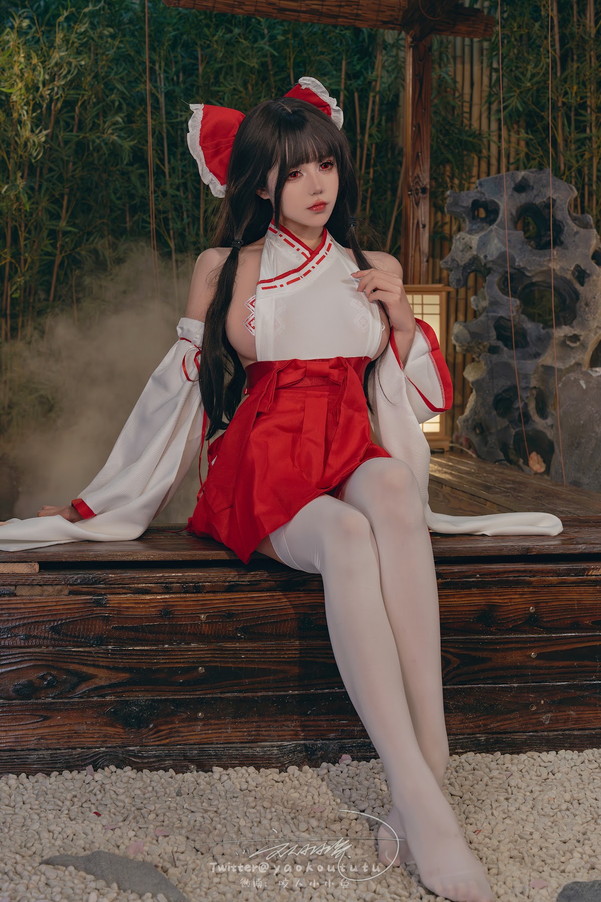 Coser@黏黏团子兔 – 狐之灵梦 Roly Poly - P7