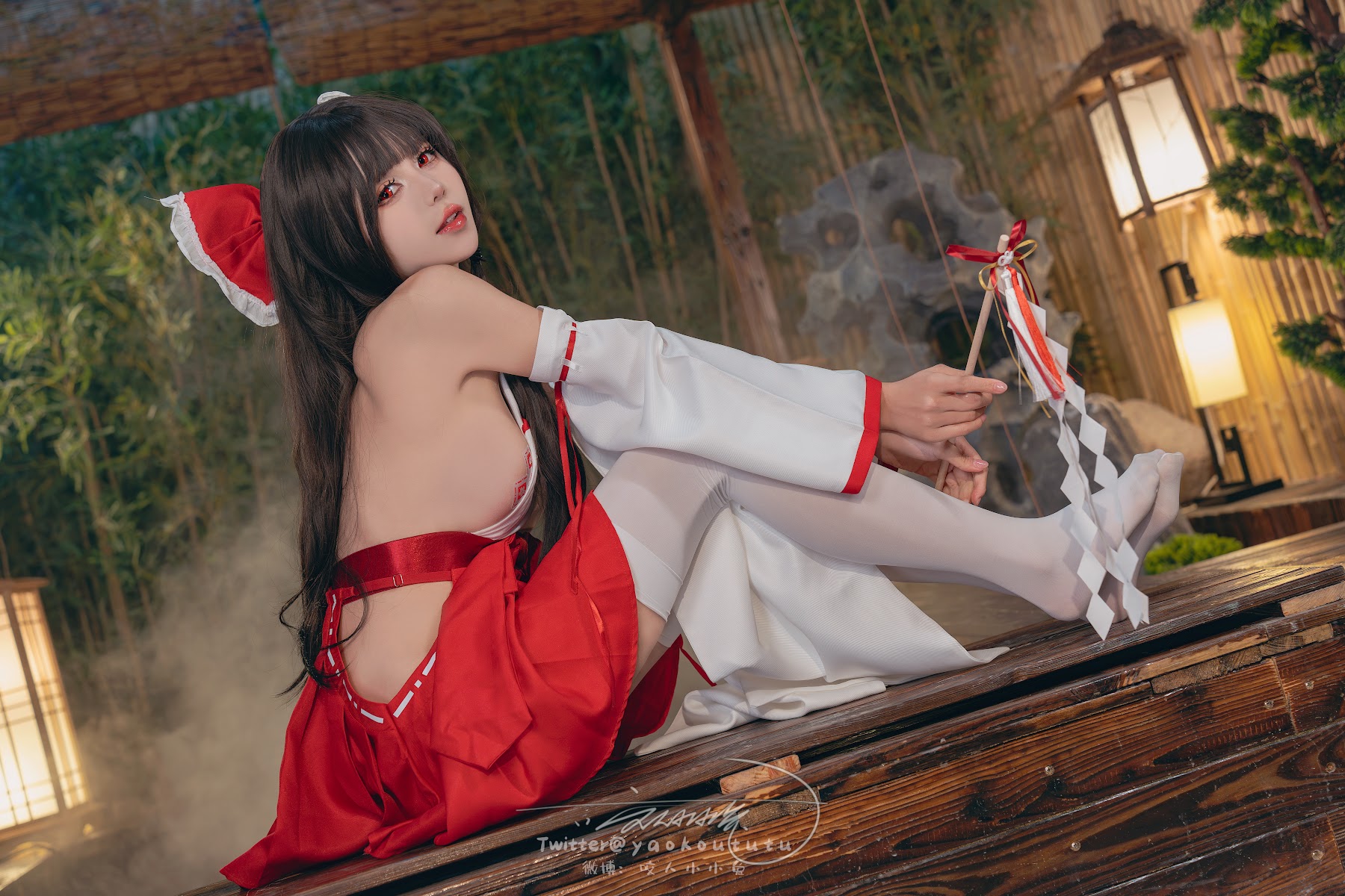 Coser@黏黏团子兔 – 狐之灵梦 Roly Poly - P8