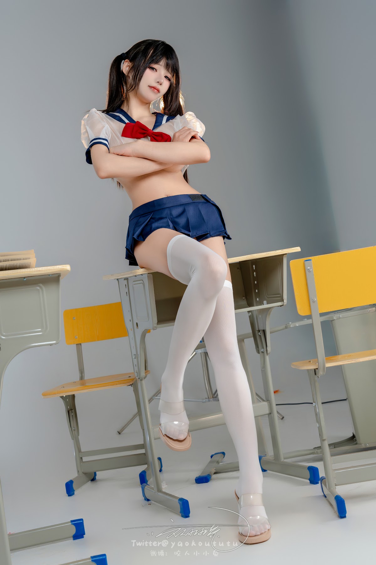 Coser@黏黏团子兔 – 辣妹学院 Pretty - P9