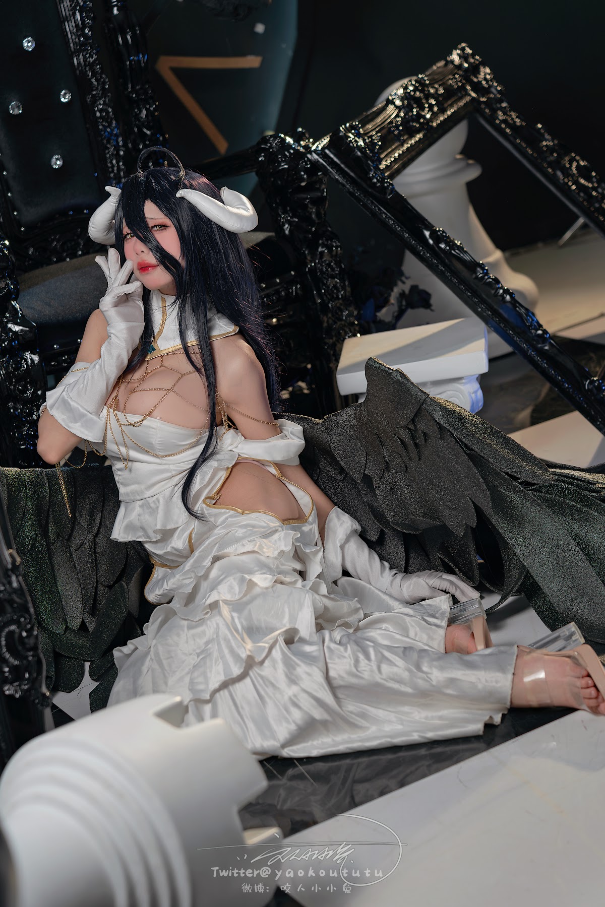 Coser@黏黏团子兔 – 魅魔之耻 雅儿贝德&Tell me - P30
