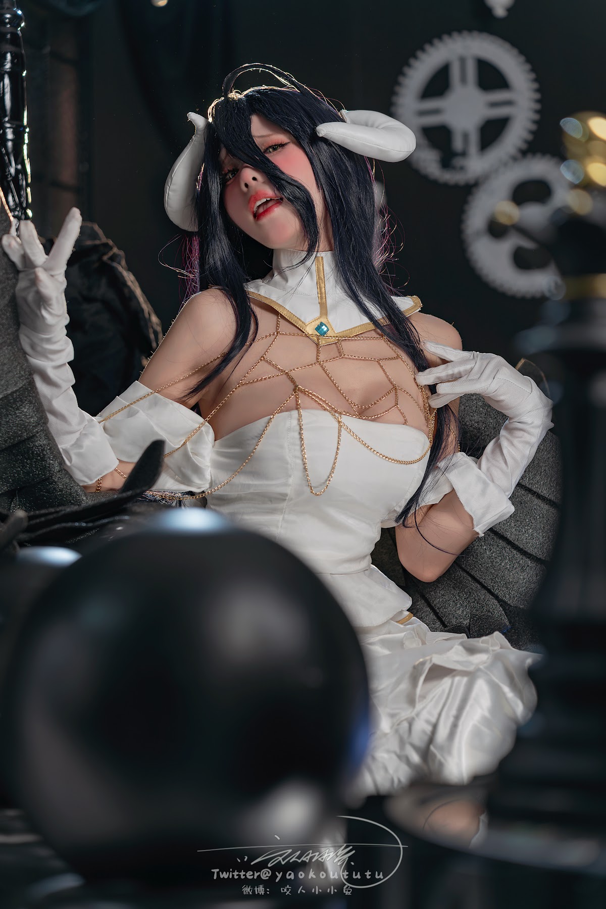 Coser@黏黏团子兔 – 魅魔之耻 雅儿贝德&Tell me - P33