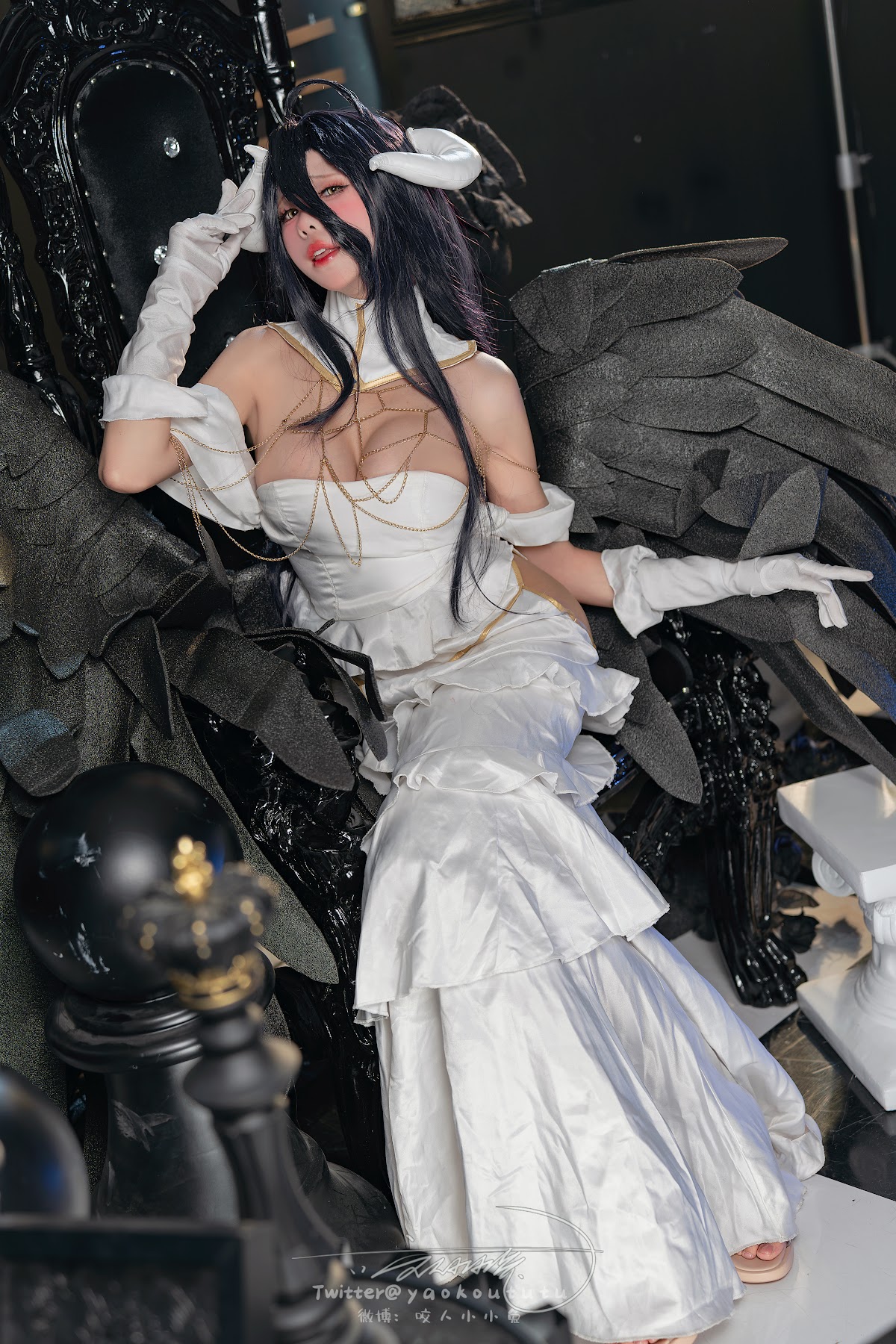 Coser@黏黏团子兔 – 魅魔之耻 雅儿贝德&Tell me - P36