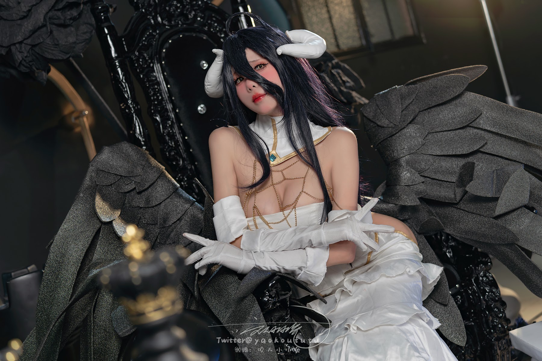 Coser@黏黏团子兔 – 魅魔之耻 雅儿贝德&Tell me - P37