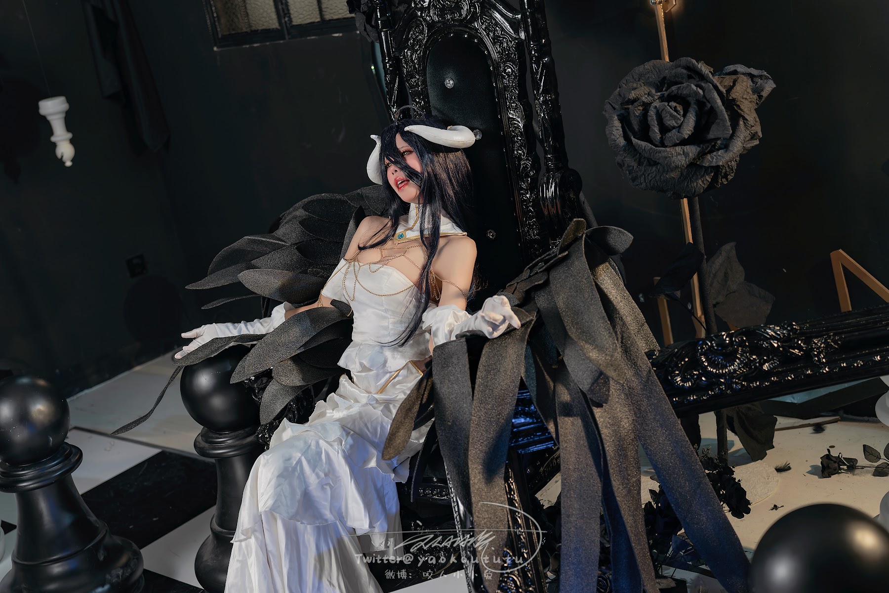 Coser@黏黏团子兔 – 魅魔之耻 雅儿贝德&Tell me - P41