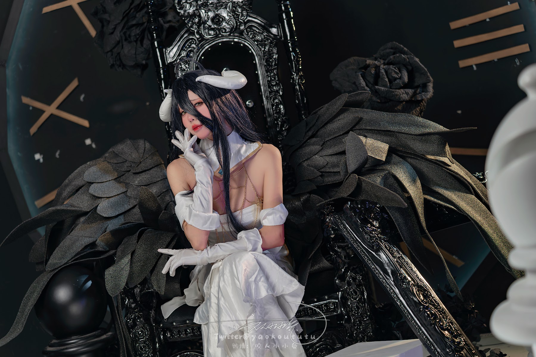Coser@黏黏团子兔 – 魅魔之耻 雅儿贝德&Tell me - P44