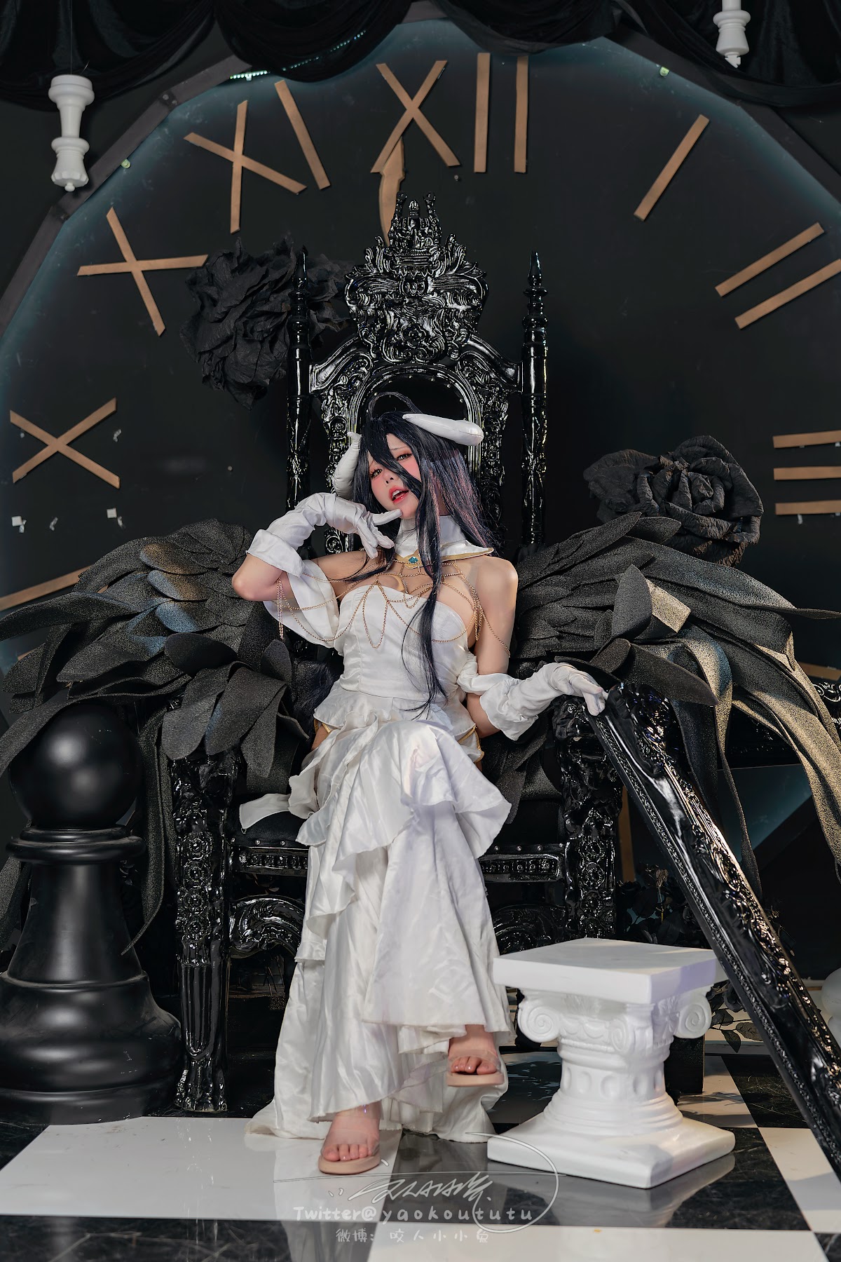 Coser@黏黏团子兔 – 魅魔之耻 雅儿贝德&Tell me - P46