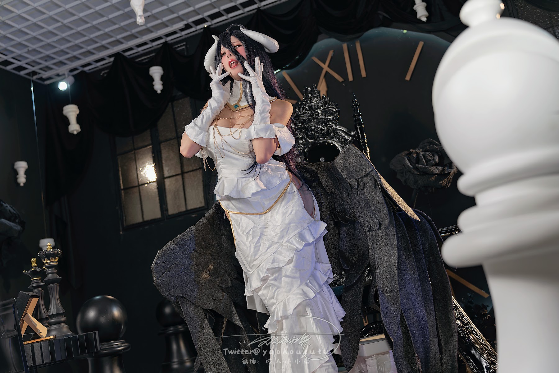 Coser@黏黏团子兔 – 魅魔之耻 雅儿贝德&Tell me - P47