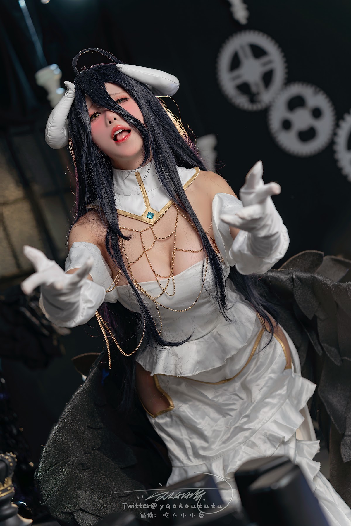 Coser@黏黏团子兔 – 魅魔之耻 雅儿贝德&Tell me - P49