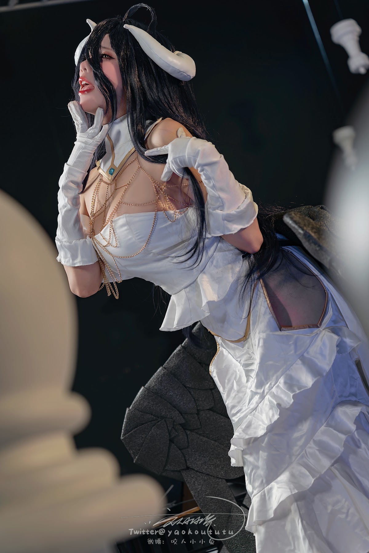 Coser@黏黏团子兔 – 魅魔之耻 雅儿贝德&Tell me - P51