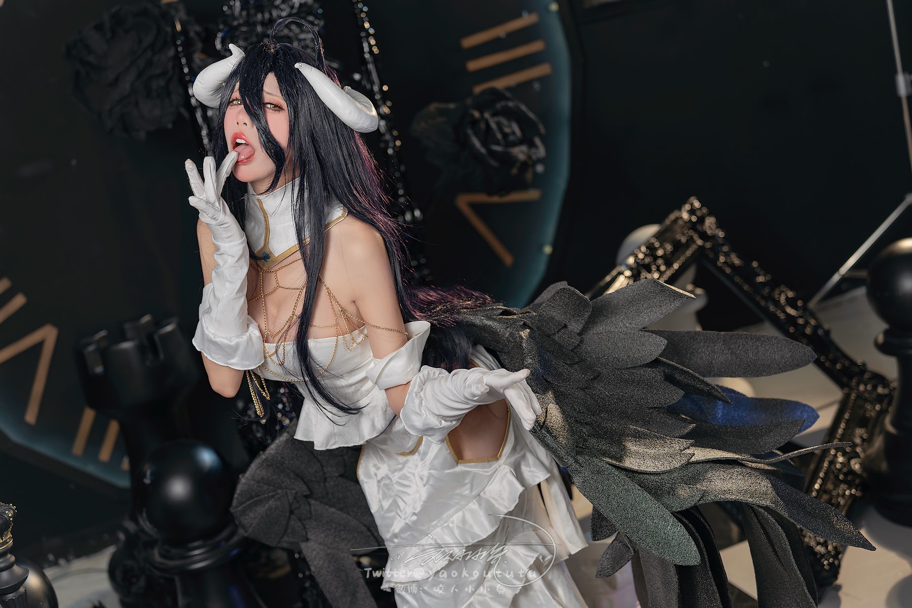 Coser@黏黏团子兔 – 魅魔之耻 雅儿贝德&Tell me - P53
