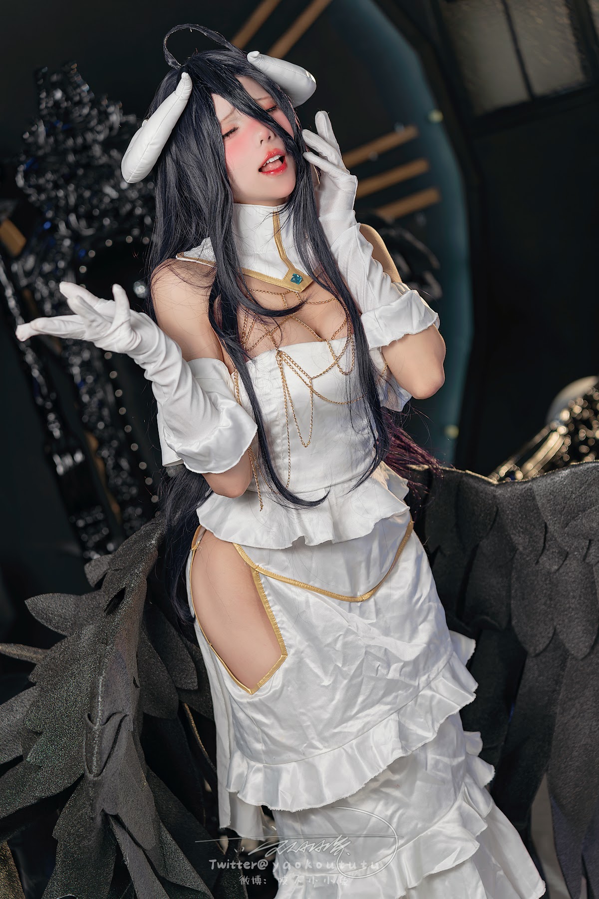 Coser@黏黏团子兔 – 魅魔之耻 雅儿贝德&Tell me - P54