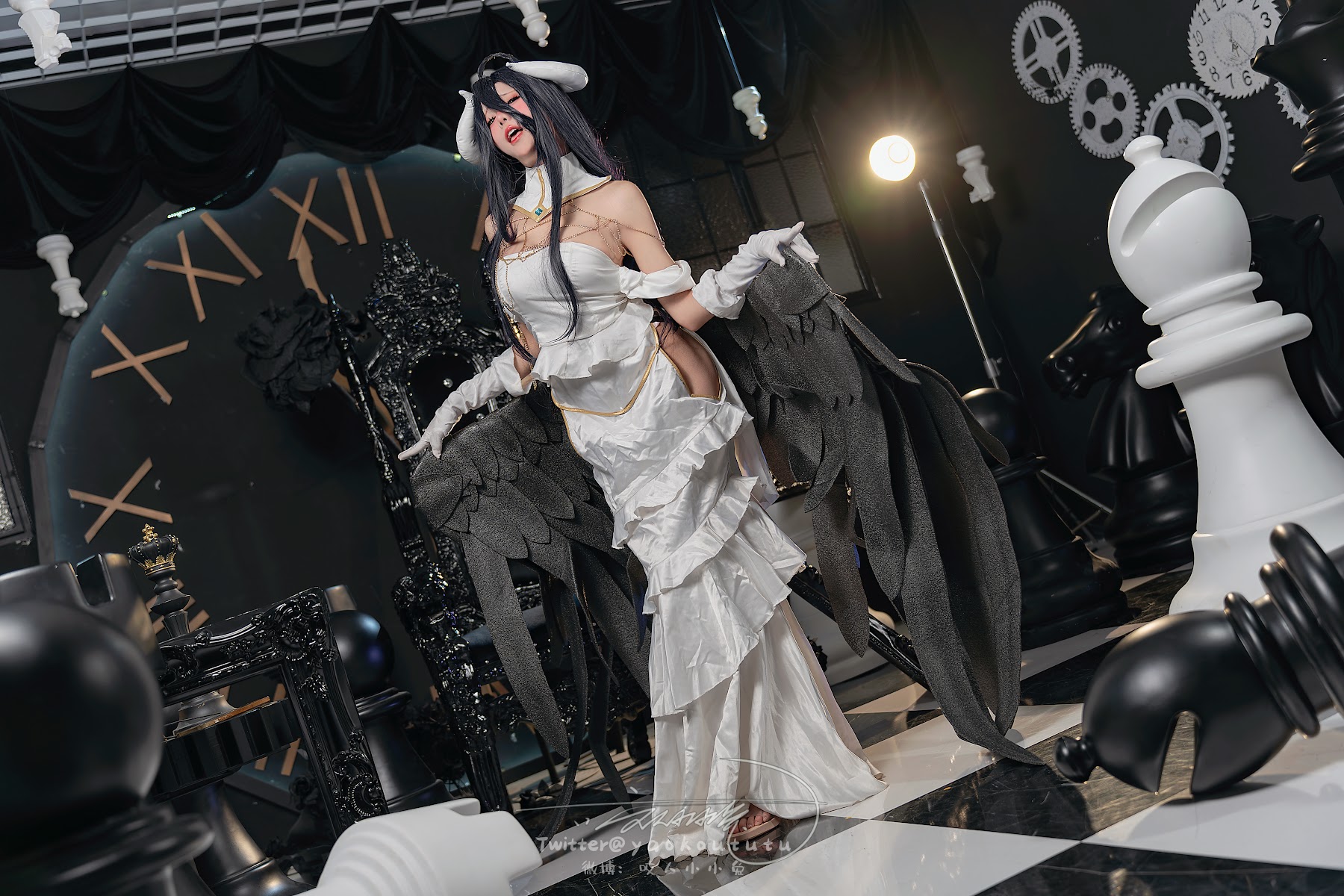 Coser@黏黏团子兔 – 魅魔之耻 雅儿贝德&Tell me - P55