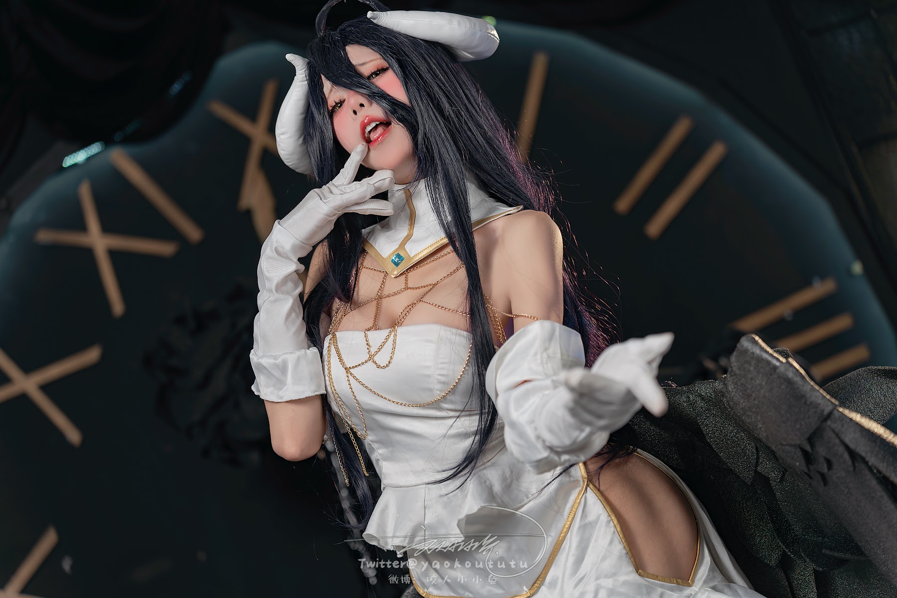 Coser@黏黏团子兔 – 魅魔之耻 雅儿贝德&Tell me - P57