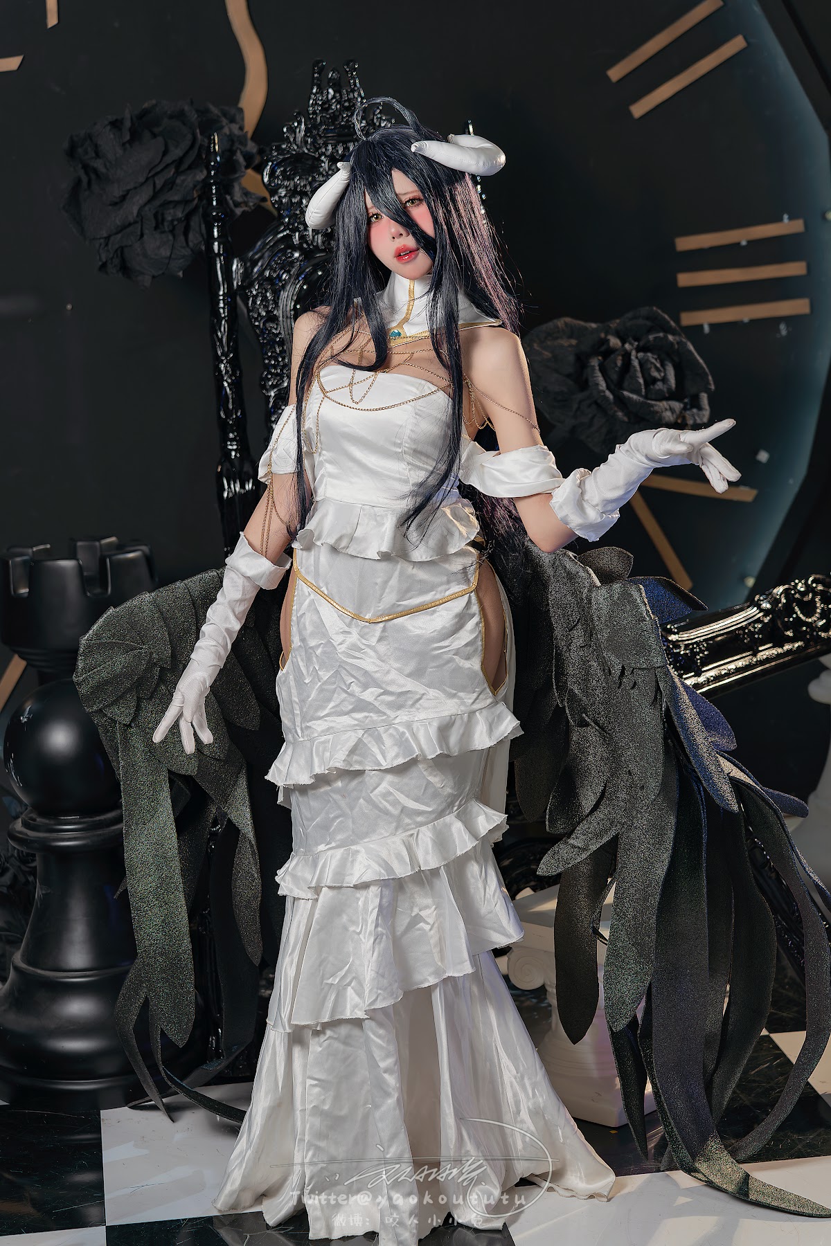 Coser@黏黏团子兔 – 魅魔之耻 雅儿贝德&Tell me - P58