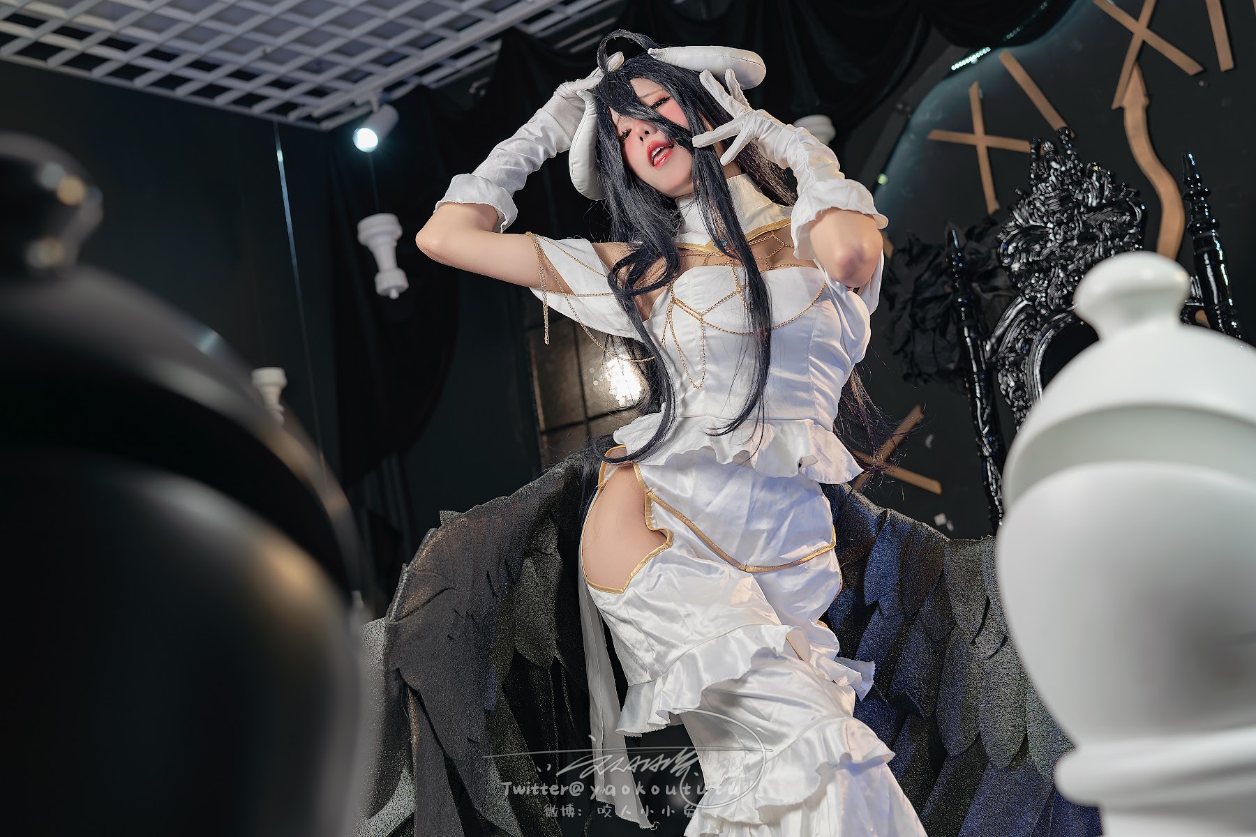 Coser@黏黏团子兔 – 魅魔之耻 雅儿贝德&Tell me - P60