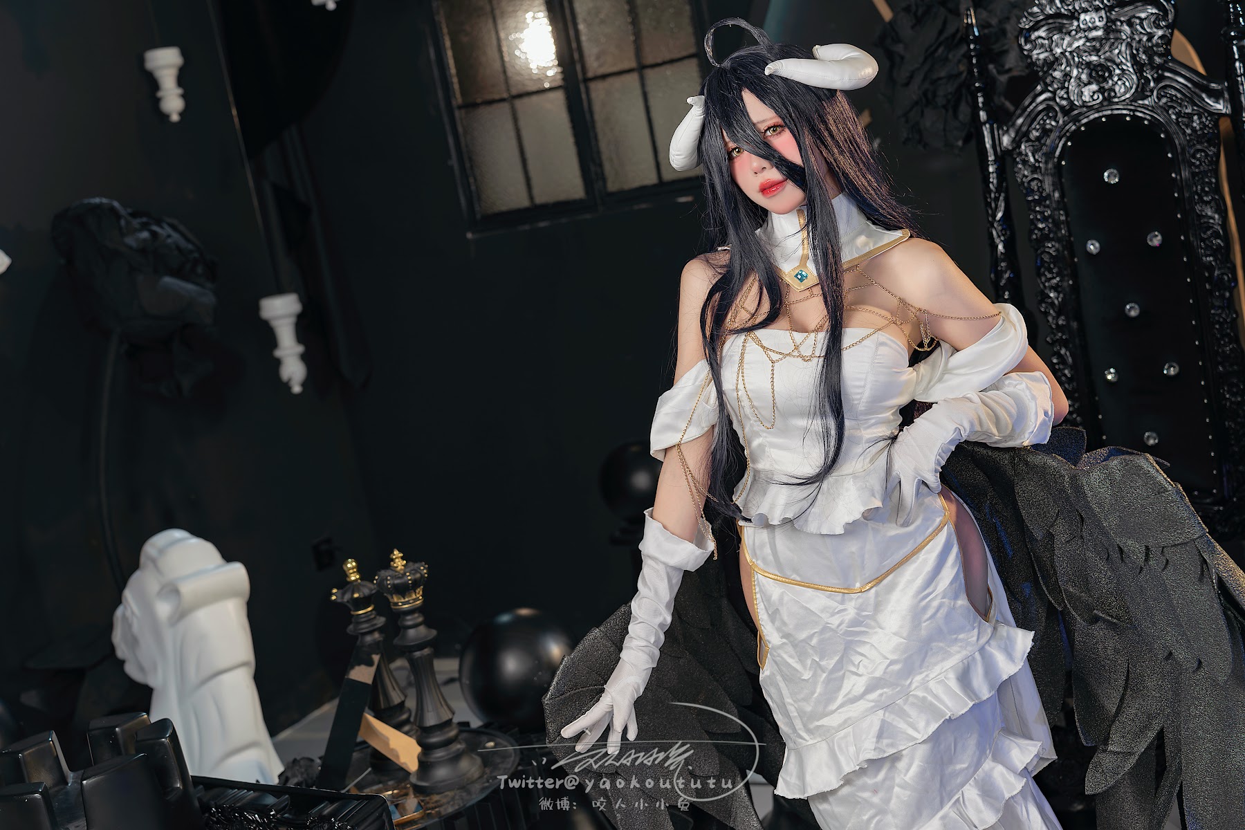 Coser@黏黏团子兔 – 魅魔之耻 雅儿贝德&Tell me - P63