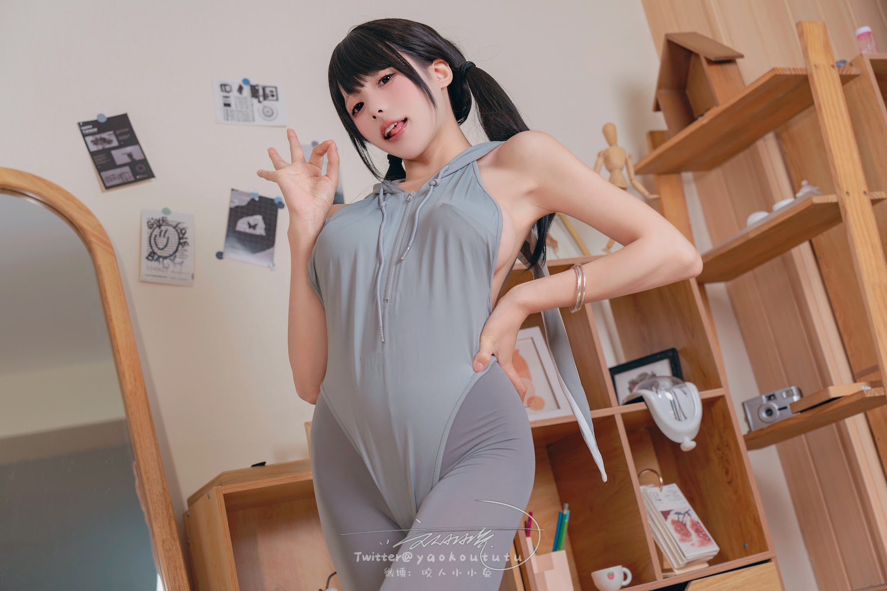 Coser@黏黏团子兔 – 小灰兔 - P13