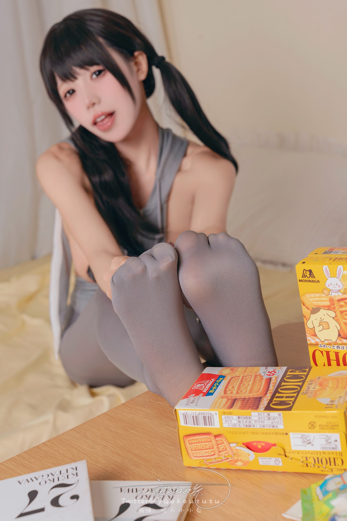 Coser@黏黏团子兔 – 小灰兔 - P34